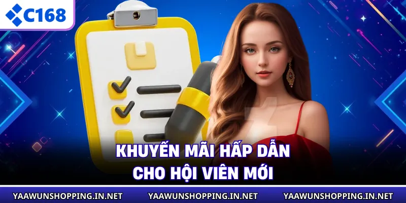 Khuyến mãi hấp dẫn cho hội viên mới